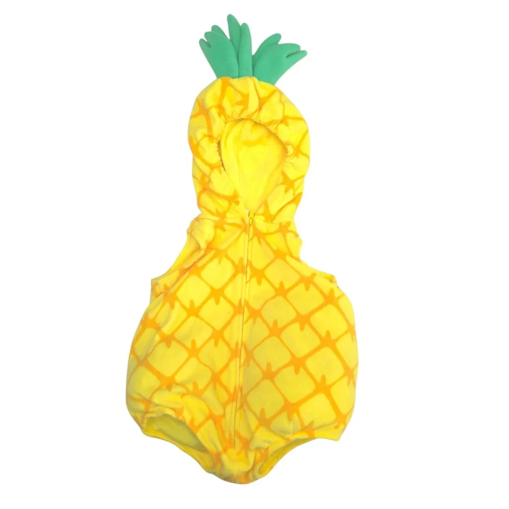 Carter's Baby Pineapple Hooded Halloween Costume 3-6 Months Infant Plush Y